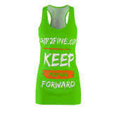 Women's Cut & Sew HIP HOP ART Racerback Dress (AOP)